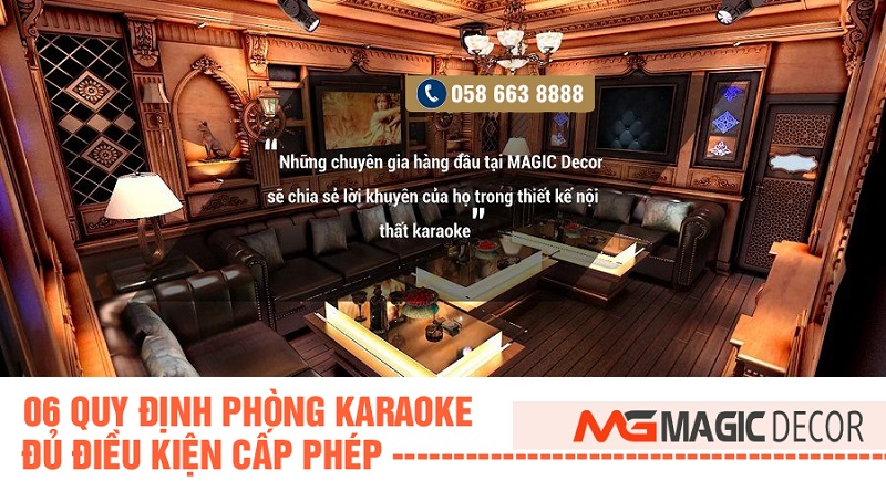 Quy định về phòng karaoke đủ điều kiện cấp phép