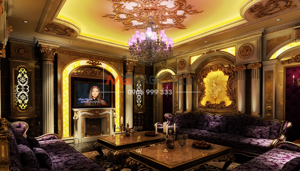 Mẫu phòng hát karaoke giá từ 7 đến 8 triêu/m2 sàn