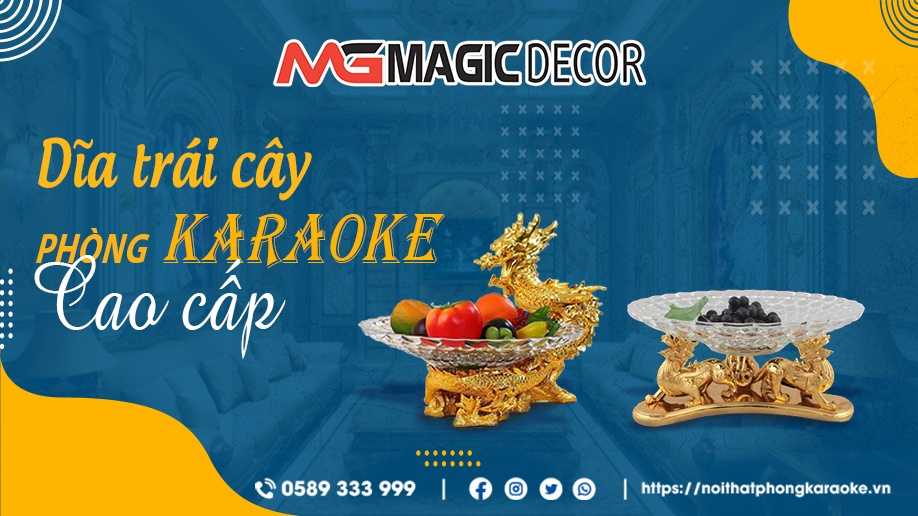 Dĩa trái cây phòng karaoke cao cấp