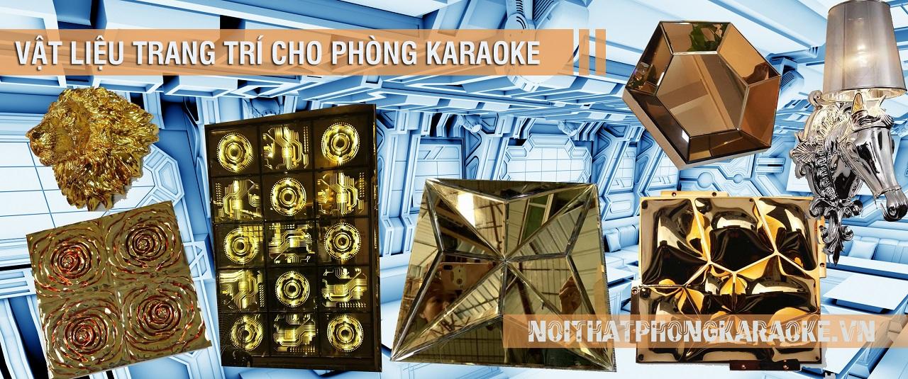 Vật liệu trang trí phòng karaoke