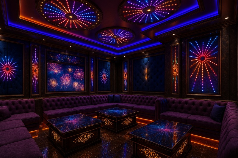 Khi ánh sáng nội thất karaoke bùng nổ cảm xúc